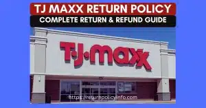 TJ Maxx Return Policy
